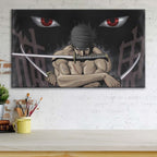 Tableau One Piece Zoro 44 Toile Avec Cadre