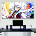 Tableau One Piece Monkey D Luffy 24 Toile Avec Cadre