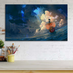 Tableau One Piece Zoro 47 Toile Avec Cadre