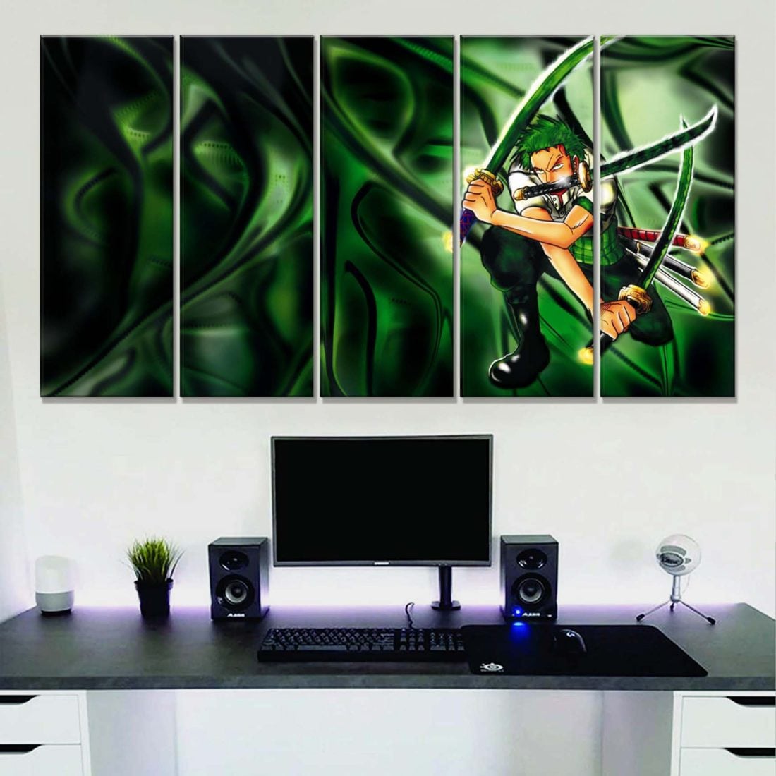Tableau One Piece Zoro 91002 Toile Avec Cadre