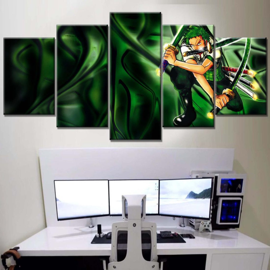 Tableau One Piece Zoro 91002 Toile Avec Cadre