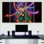 Tableau One Piece Zoro 91001 Toile Avec Cadre