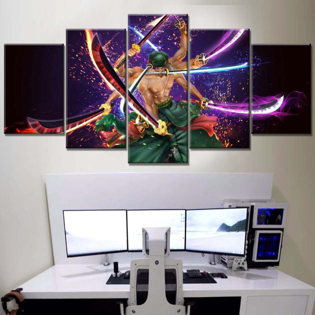 Tableau One Piece Zoro 91001 Toile Avec Cadre