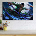 Tableau One Piece Zoro 43 Toile Avec Cadre