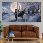 Tableau Zoro One Piece 2 Toile Avec Cadre