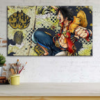 Tableau One Piece Monkey D Luffy 25 Toile Avec Cadre
