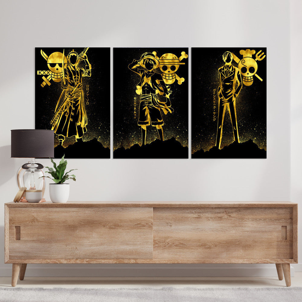 Tableau One Piece Personnages 1 Toile Avec cadre