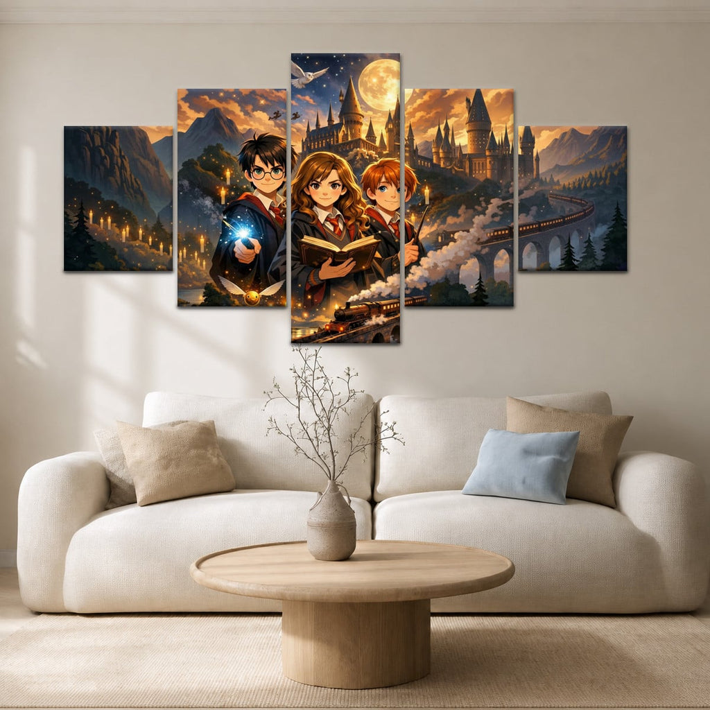 Tableau Abstrait Salon The Enchanted Wizard Castle