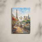 Tableau Abstrait Salon Sous le Ciel de Paris
