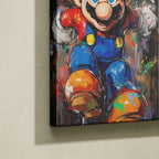 Manga Tableau Salon Mario Art Peinture Giclée