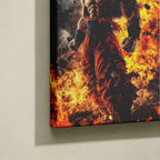 Manga Tableau Salon Super Saiyan Goku Explosion De Feu