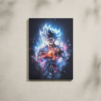 Manga Tableau Salon Goku Ultra Instinct Galaxie Cosmique