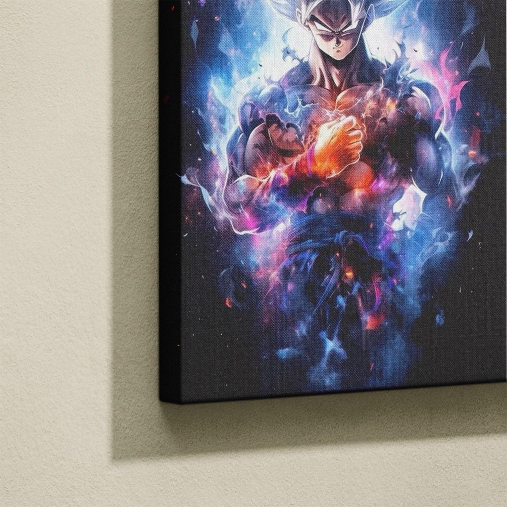 Manga Tableau Salon Goku Ultra Instinct Galaxie Cosmique