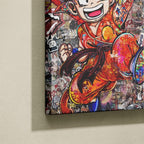 Manga Tableau Salon Goku Enfant Collage Pop Art
