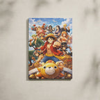 Tableau Manga Salon Équipage Thousand Sunny One Piece