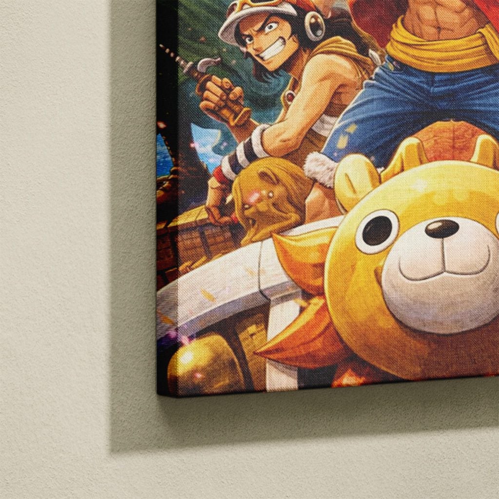Tableau Manga Salon Équipage Thousand Sunny One Piece
