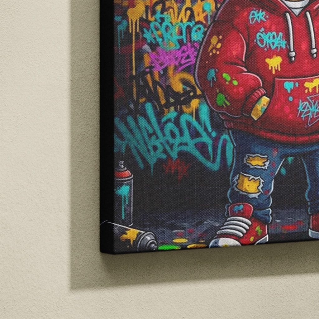 Tableau Cartoon Salon Bart Simpson Graffiti Street Art