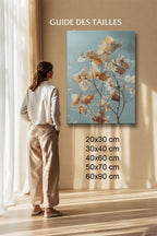 Tableau Botanique Salon Fleurs Séchées Automne Illustration