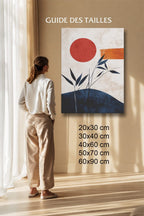 Tableau Luxe Salon Art Mural Élégant Design Premium