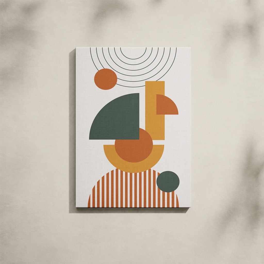 Tableau Bohème Salon Lignes Art Géométriques Minimaliste