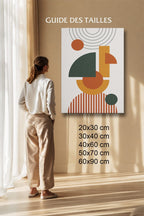 Tableau Bohème Salon Lignes Art Géométriques Minimaliste