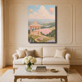 Tableau Fantaisie Salon Paysage Féerique Coloré