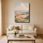 Tableau Fantaisie Salon Paysage Féerique Coloré