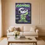 Tableau Cartoon Salon Snoopy Joe Cool Graffiti Néon