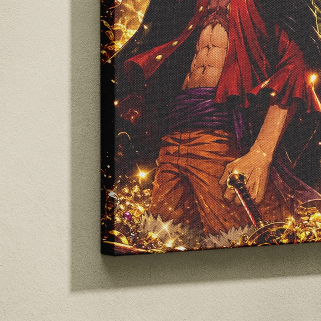 Tableau Manga Salon Luffy Zoro Wano Gear 5 Posters