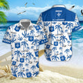 Chemise hawaïenne AJ Auxerre 01 - Chemise Aloha Ligue 1