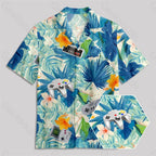 Chemise Hawaïenne à Poche - Ambiance Hawaïenne et Joueurs Rétro