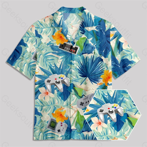 Chemise Hawaïenne à Poche - Ambiance Hawaïenne et Joueurs Rétro