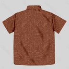 Chemise Hawaïenne à Poche - Géométrie Mathématique Deux