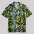 Chemise Hawaïenne à Poche - Carte de Forêt de Jeu RPG (Variante)