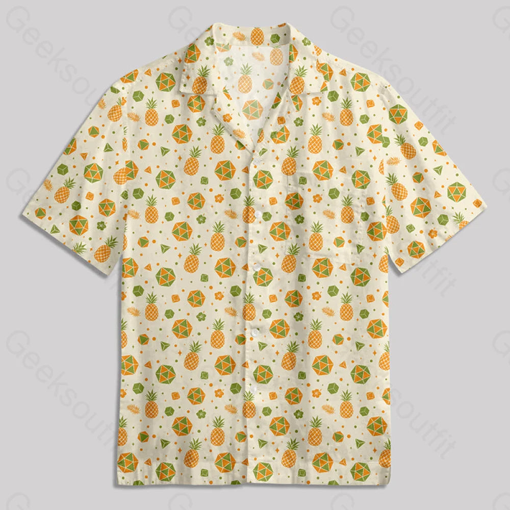 Chemise Hawaïenne à Poche - Ananas d'Été et JDR